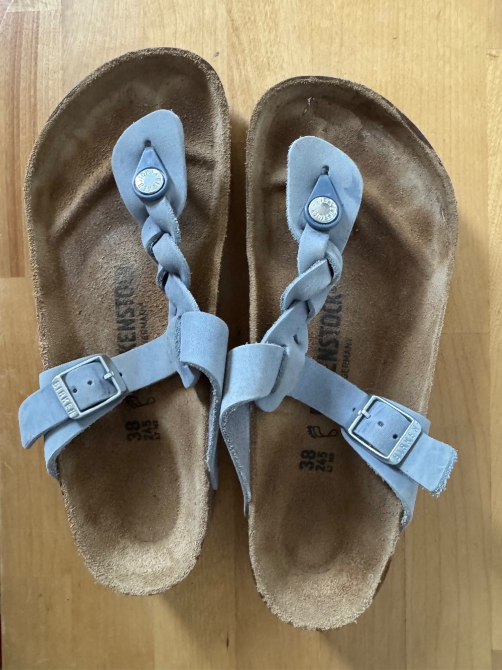 Blue Birkenstock Gizeh